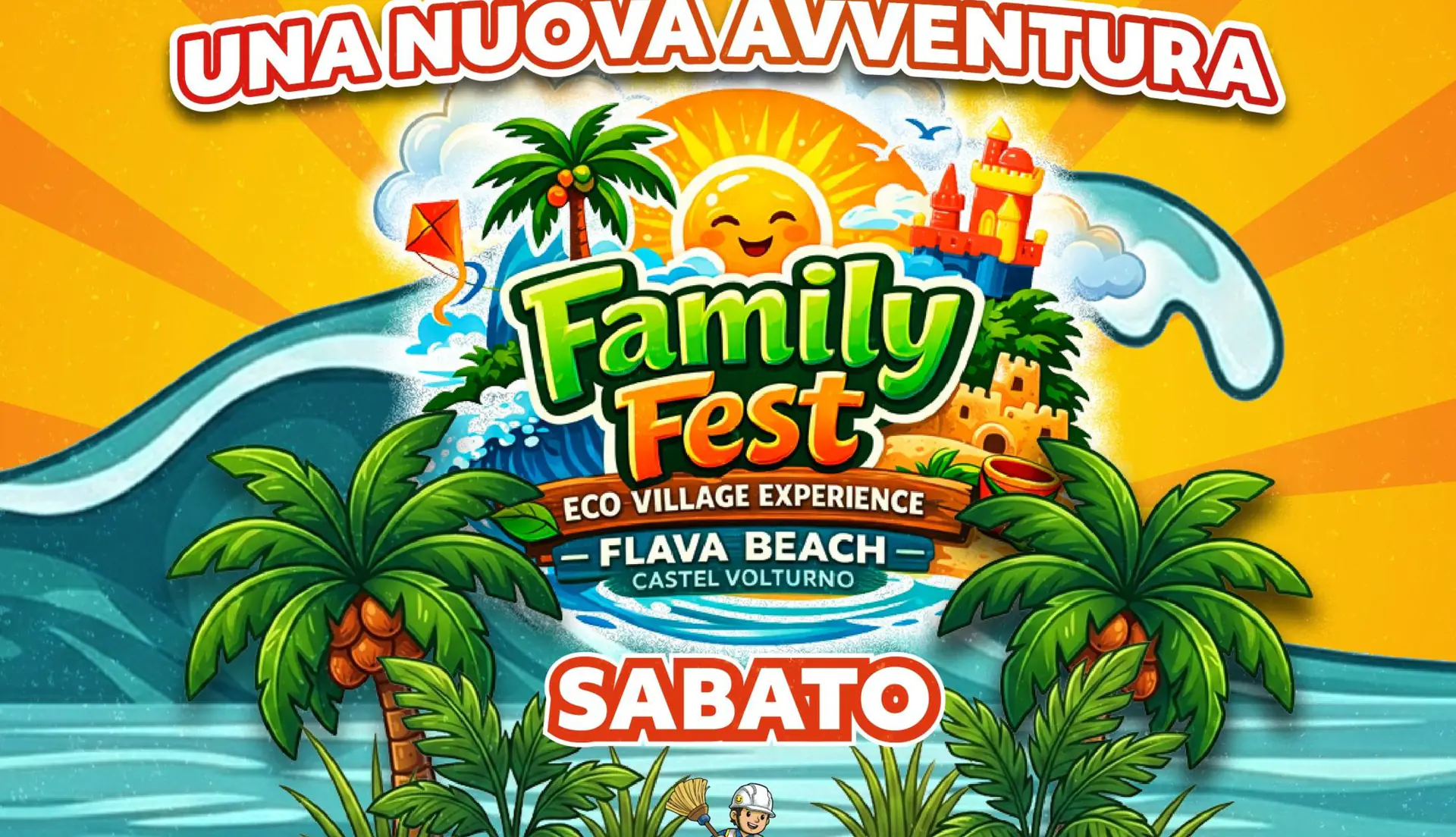 Sabato 2maggio 2026 @ Family Fest @ Flava Beach @ Flava Kids