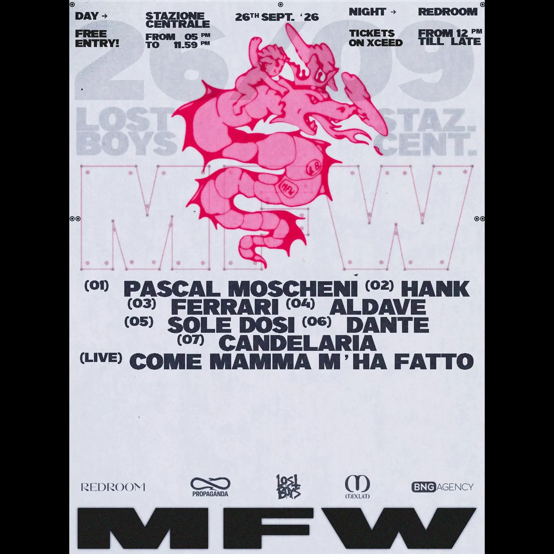 Lost Boys at MFW @ Redroom