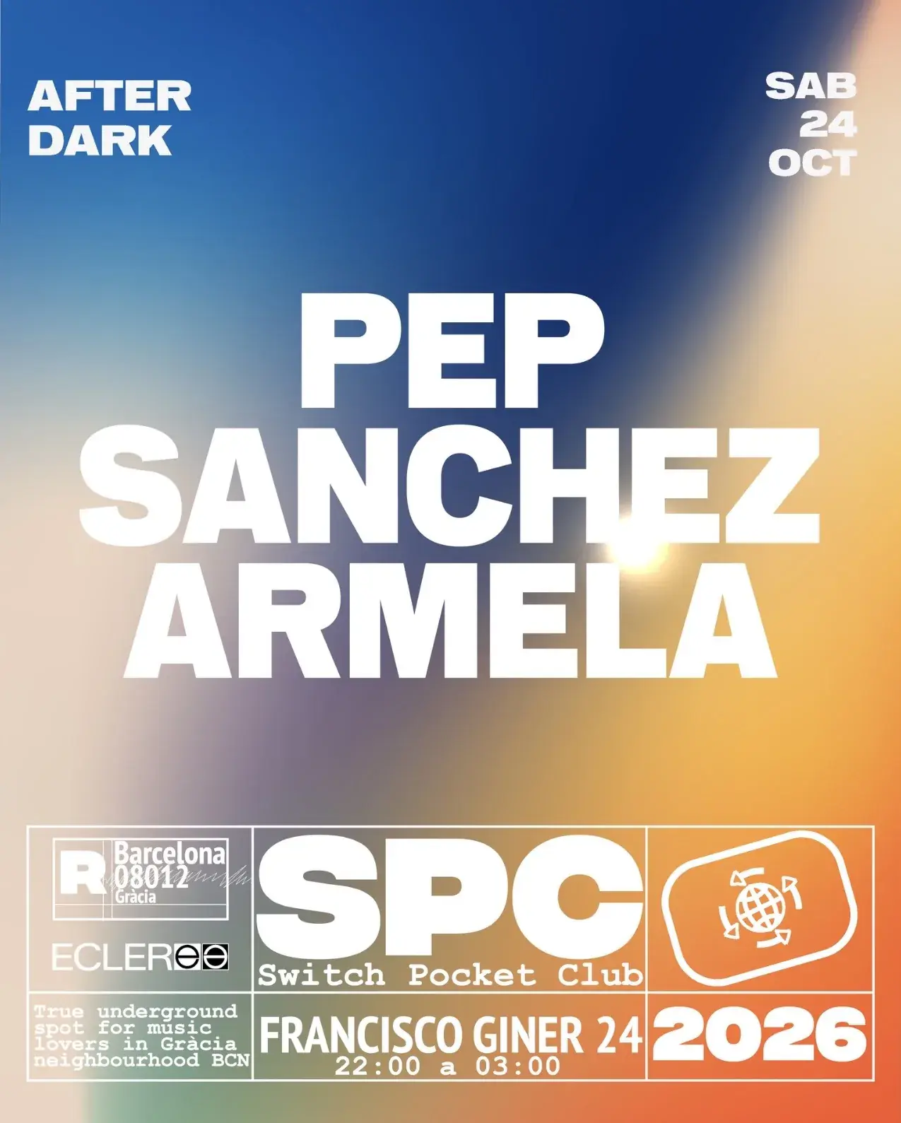 After Dark: Pep Sánchez, Armela