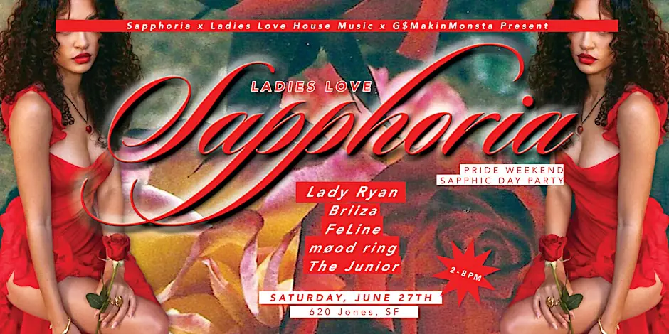 Ladies Love Sapphoria - SF Pride Weekend Lesbian Day Party