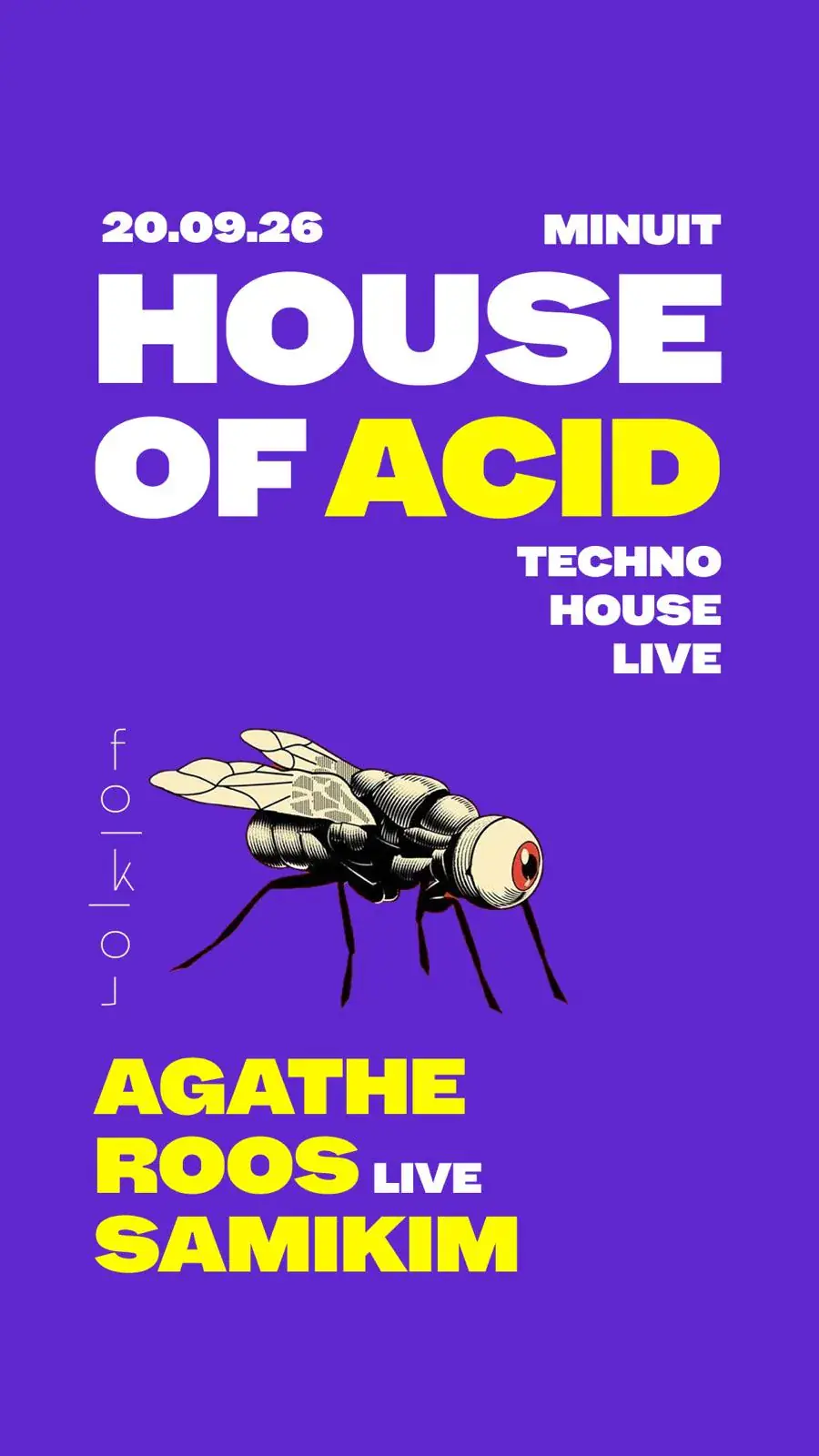 House of Acid (PPL x VOIID) / / / Agathe - ROOS live - Samikim