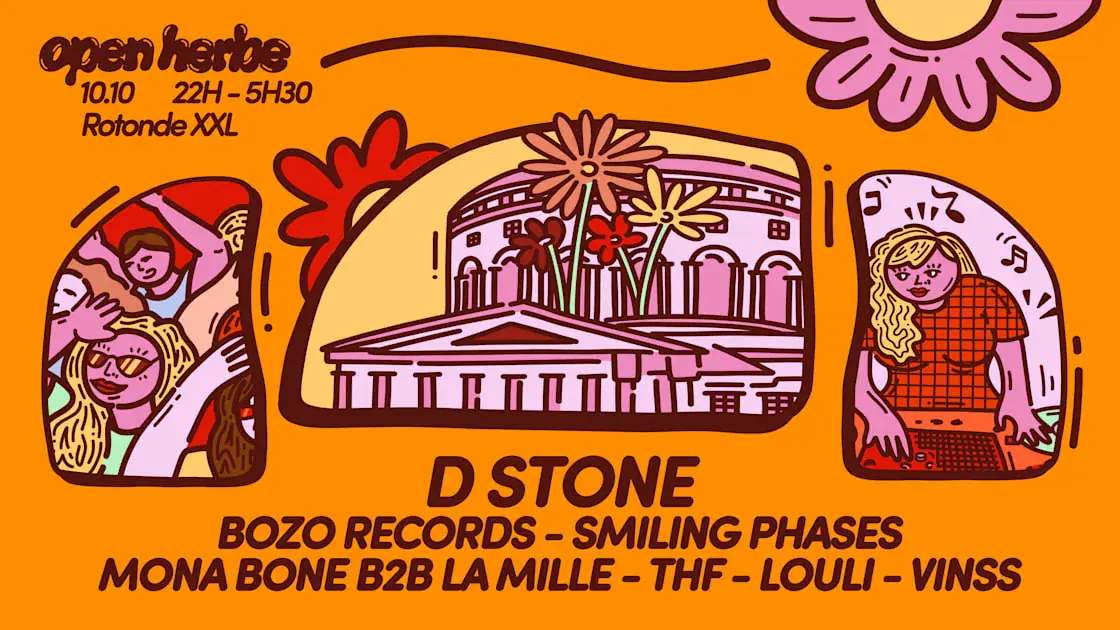 Open Herbe XXL · D Stone, Smiling Phases, Bozo y más
