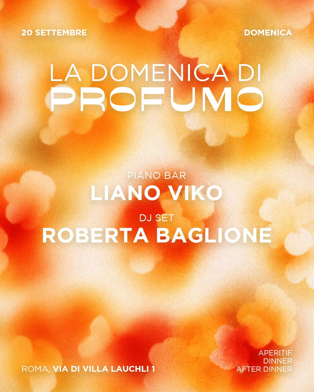 DJ SET & PIANO BAR en Profumo Roma
