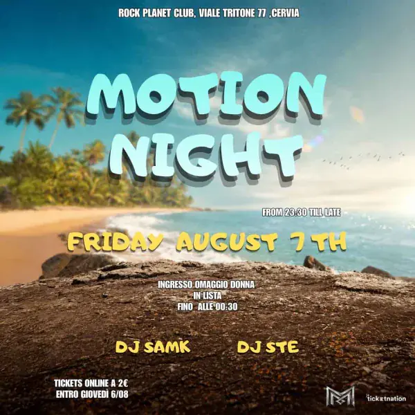 MOTION NIGHT | Rock Planet
