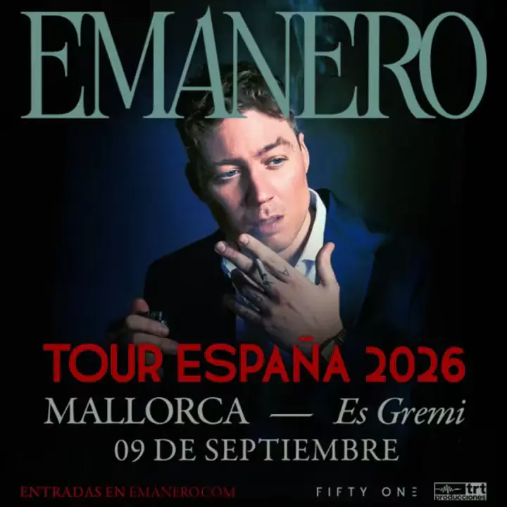 Emanero Tour 2026 presso Es Gremi Center, Maiorca