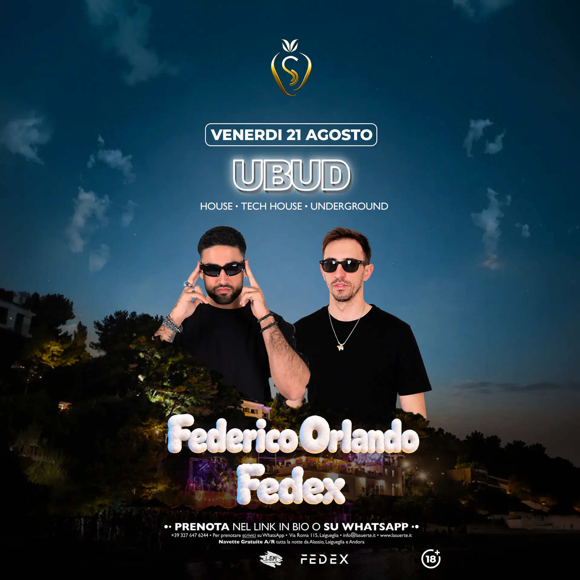 UBUD W / Federico Orlando & Fedex