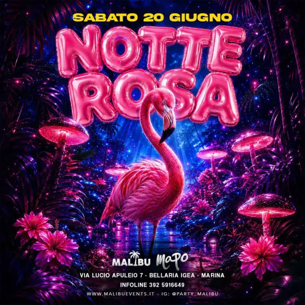 MALIBU' - NOTTE ROSA | Mapo