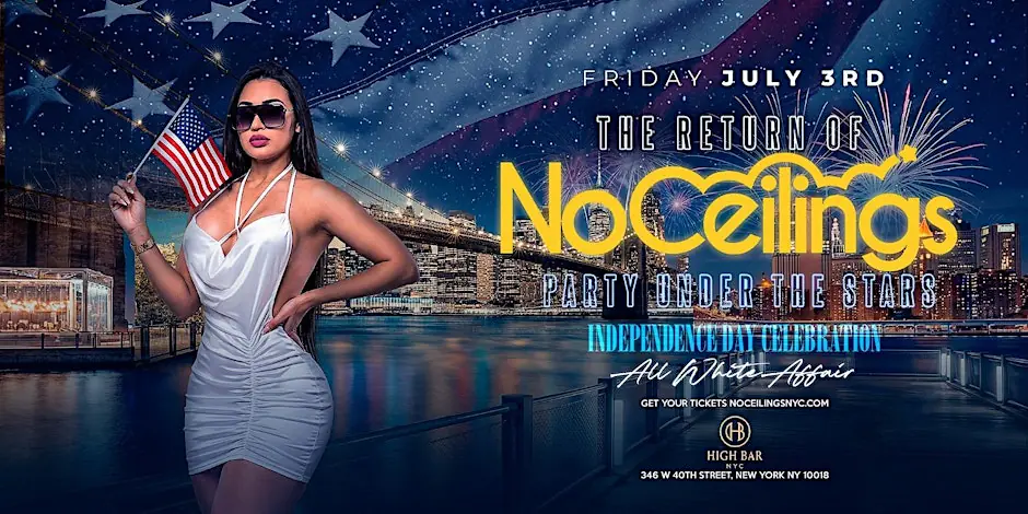 TIMES SQUARE ROOFTOP | | INDEPENDENCE DAY ALL WHITE AFFAIR