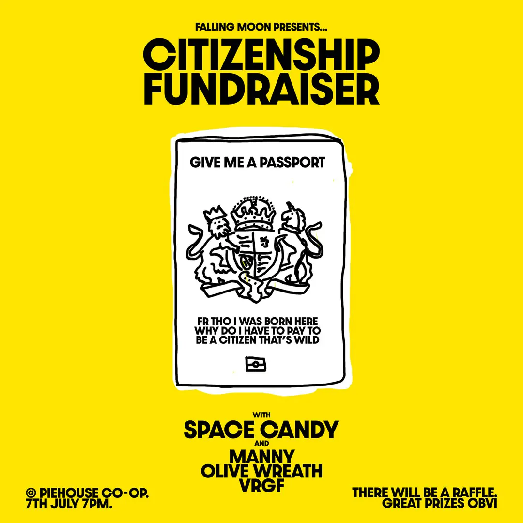Citizenship Fundraiser W / Space Candy, Manny, Olive Wreath & VRGF