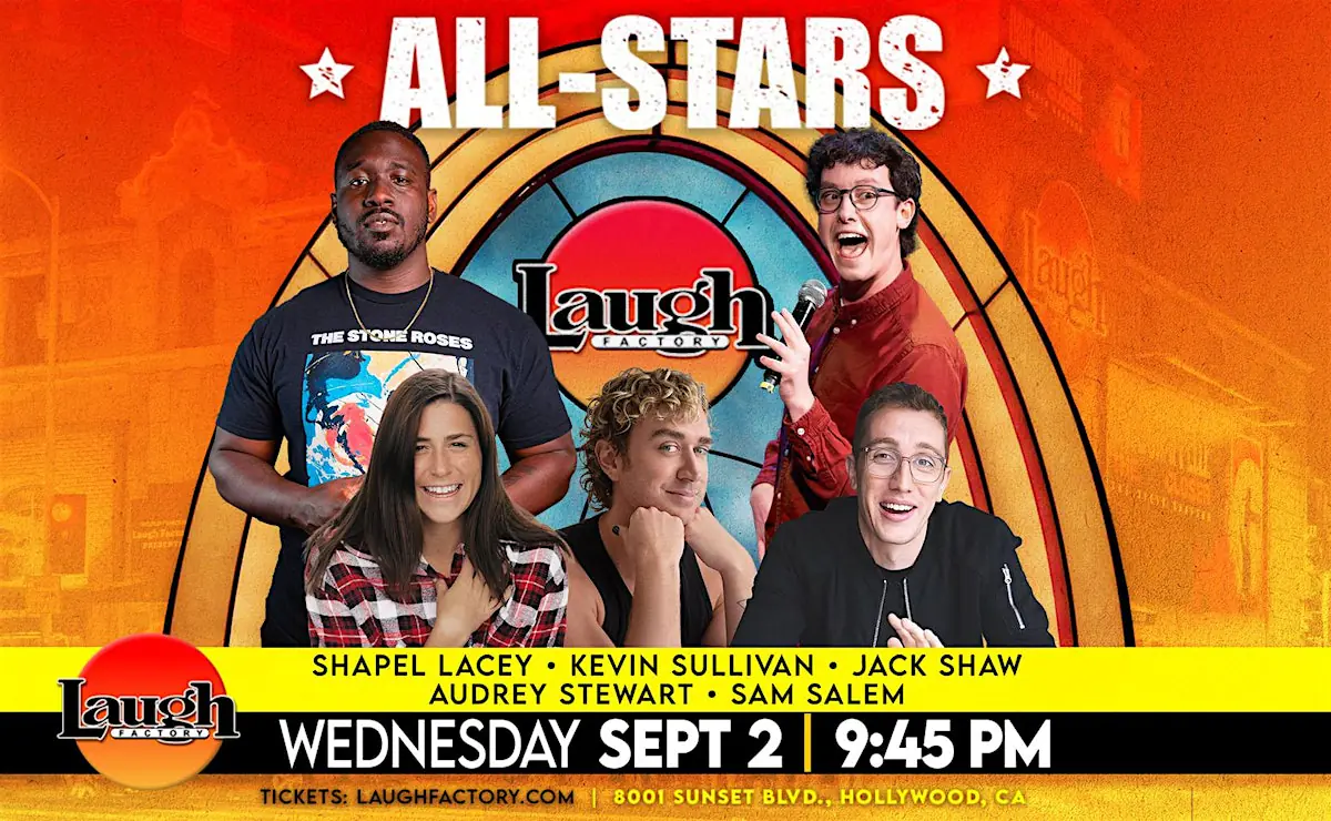 Wednesday All-Star Comedy 9:45PM