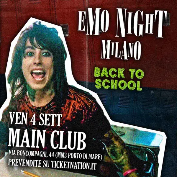 Emo Night Milano: Back To School | Main Club