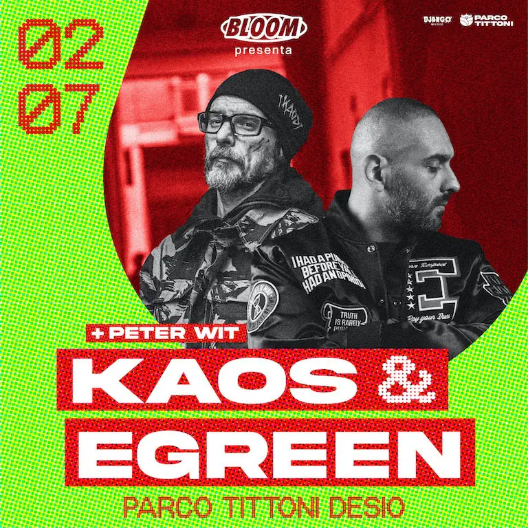 KAOS & EGREEN inaugurando PETER WIT - TITTONI PARK
