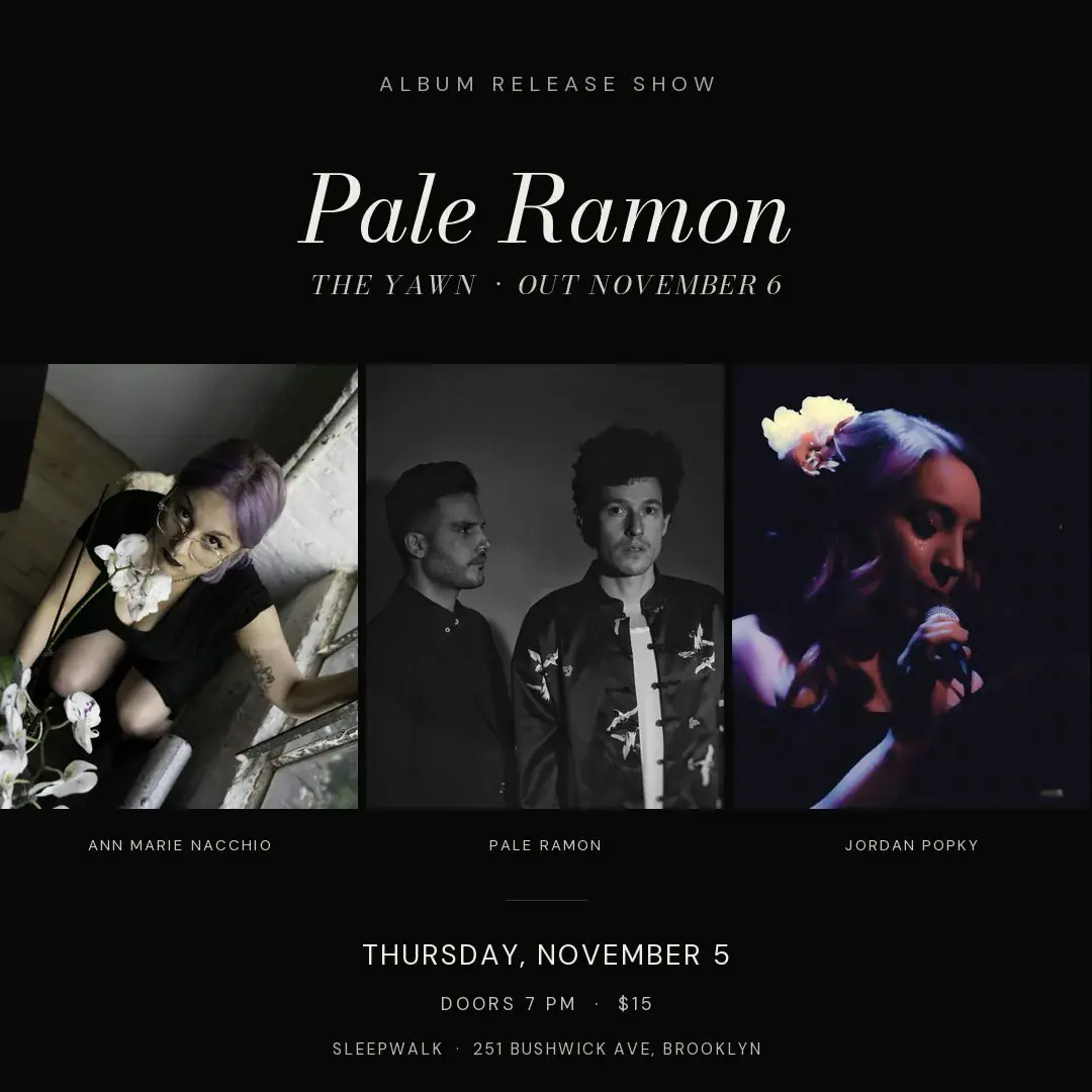 Concert de sortie de l’album de Pale Ramon w / Ann Marie Nacchio & Jordan Popky