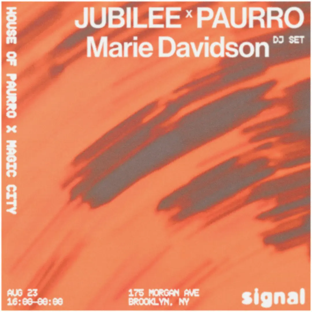 Marie Davidson, Jubilee x PAURRO