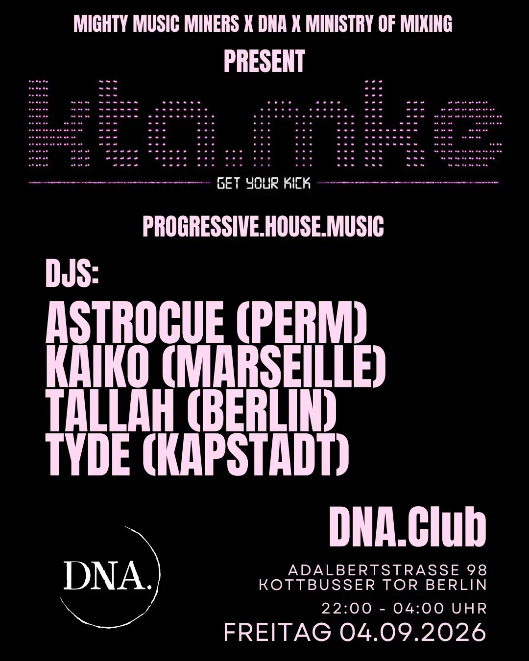 KTA.MKE - Progressive House on Open Air Terrace and Indoor Club