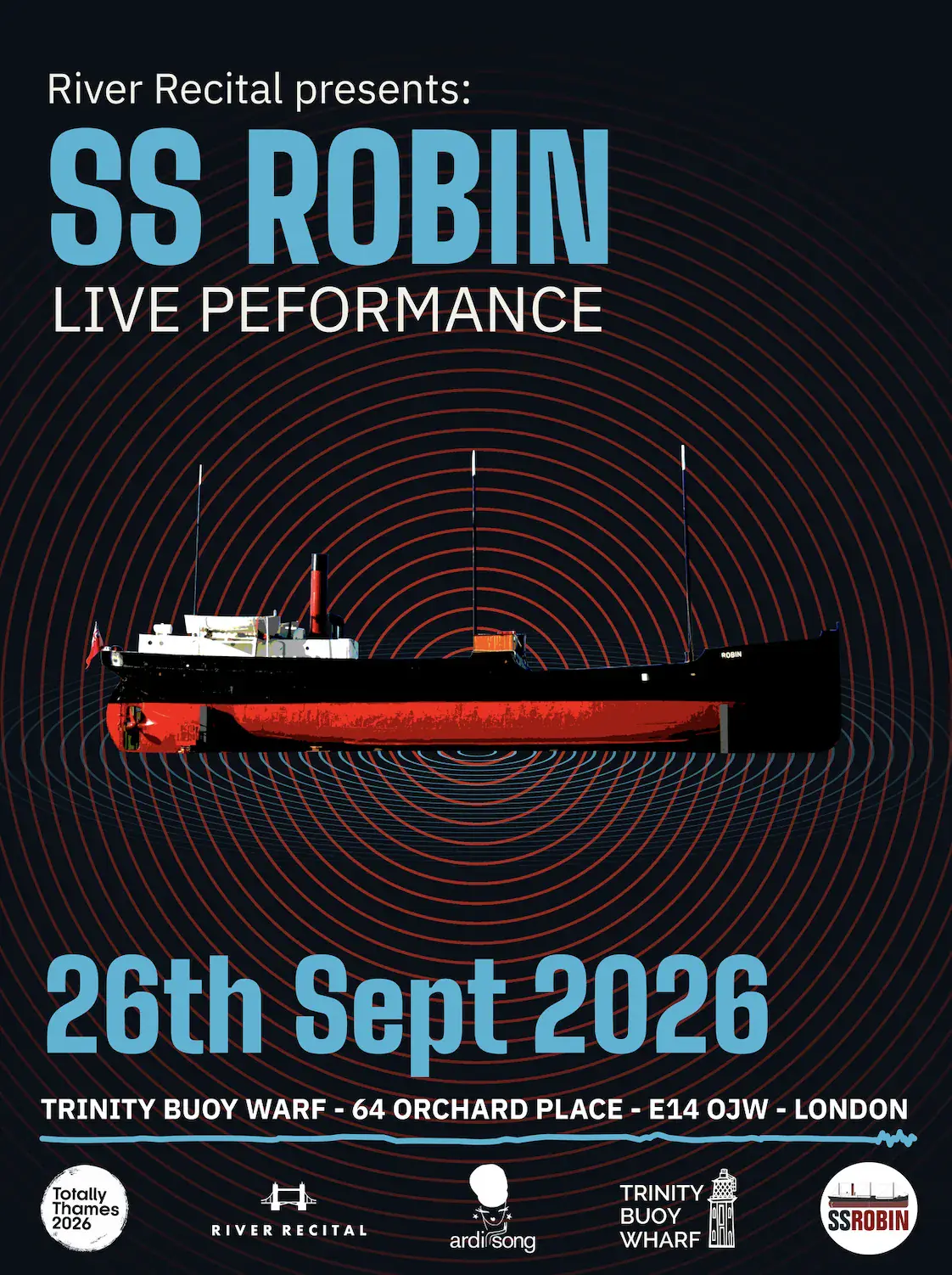 River Recital presents SS Robin