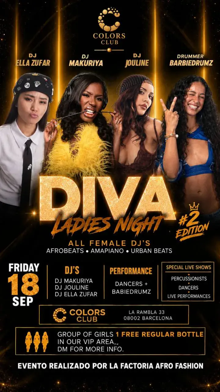 AFRO FASHION x DIVA — LADIES NIGHT #2