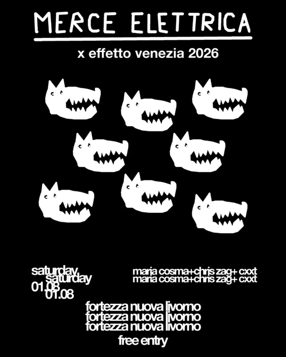 MERCE ELETTRICA X EFFETTO VENEZIA 2025