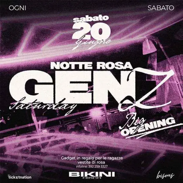 Opening - Gen z Saturday | Bikini Disco