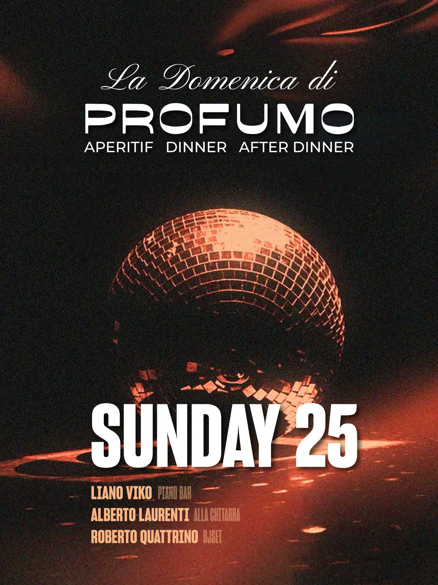 DJ SET & PIANO BAR en Profumo Roma