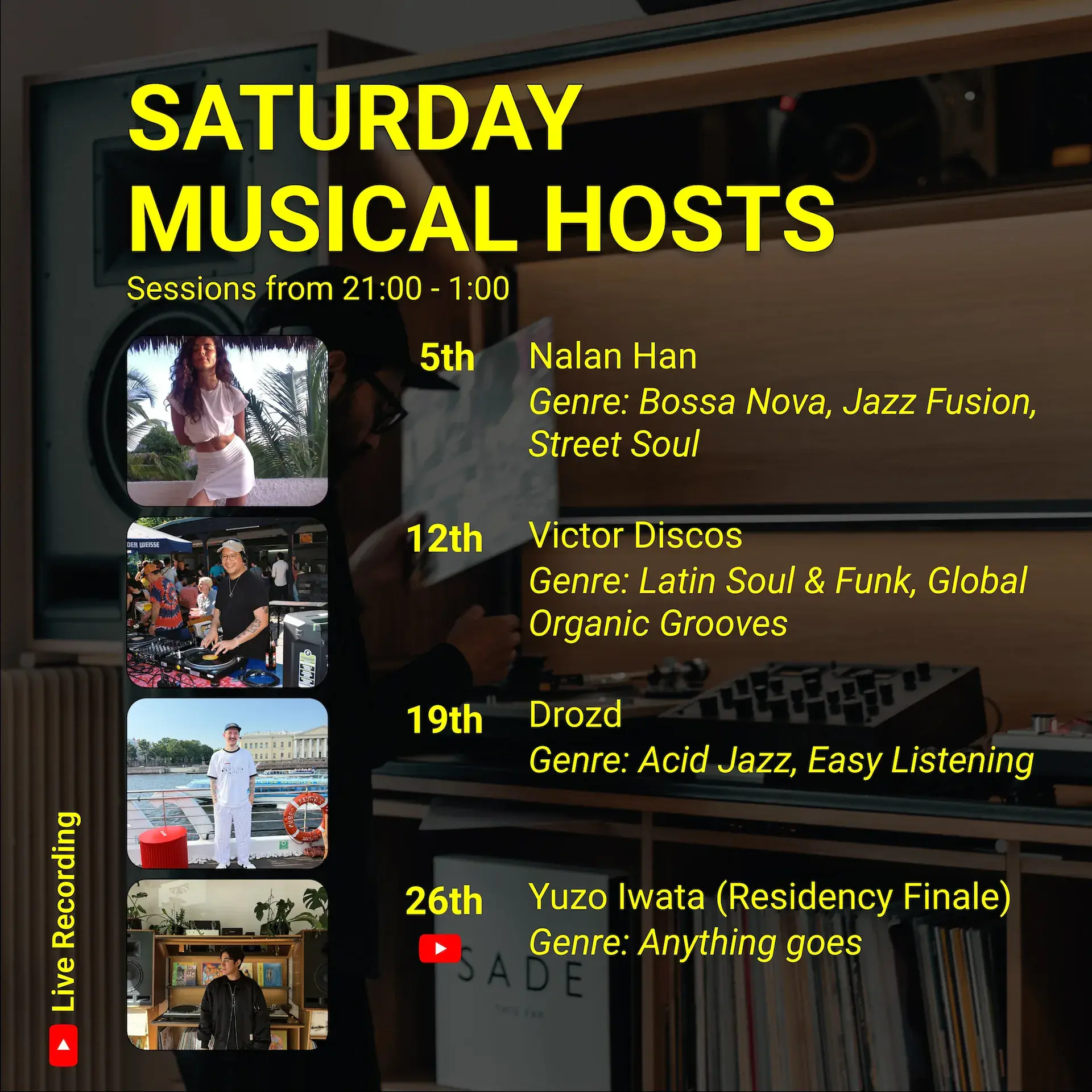 Saturday Session: Yuzo Iwata
