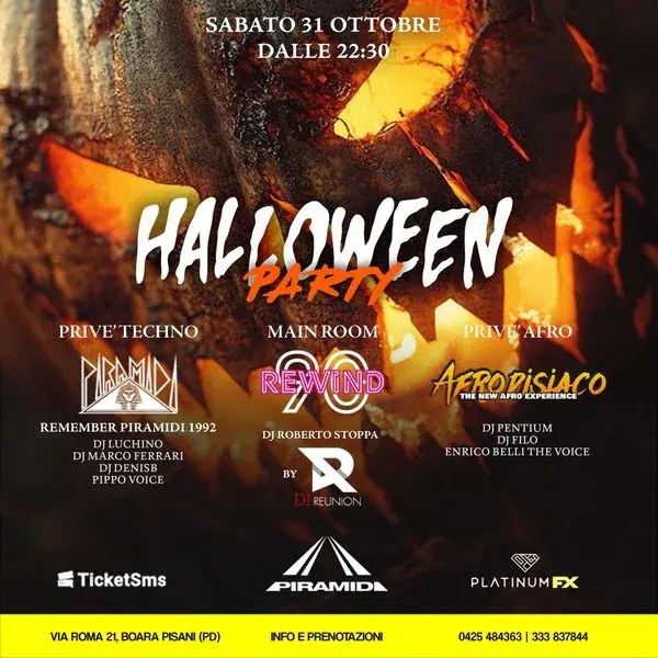 Halloween targato Rewind 90 e Dj Reunion