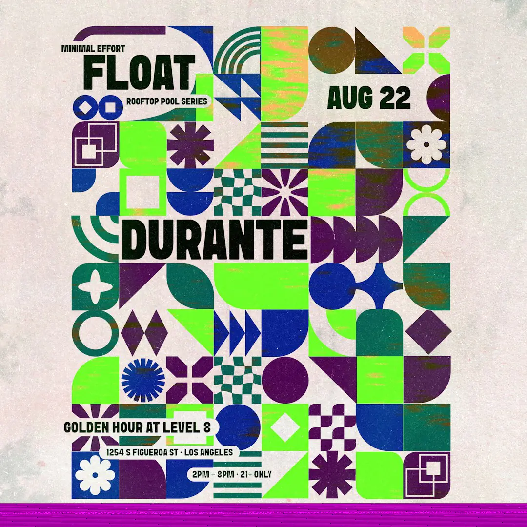 FLOAT Rooftop Pool Party feat. Durante [2-8 PM]