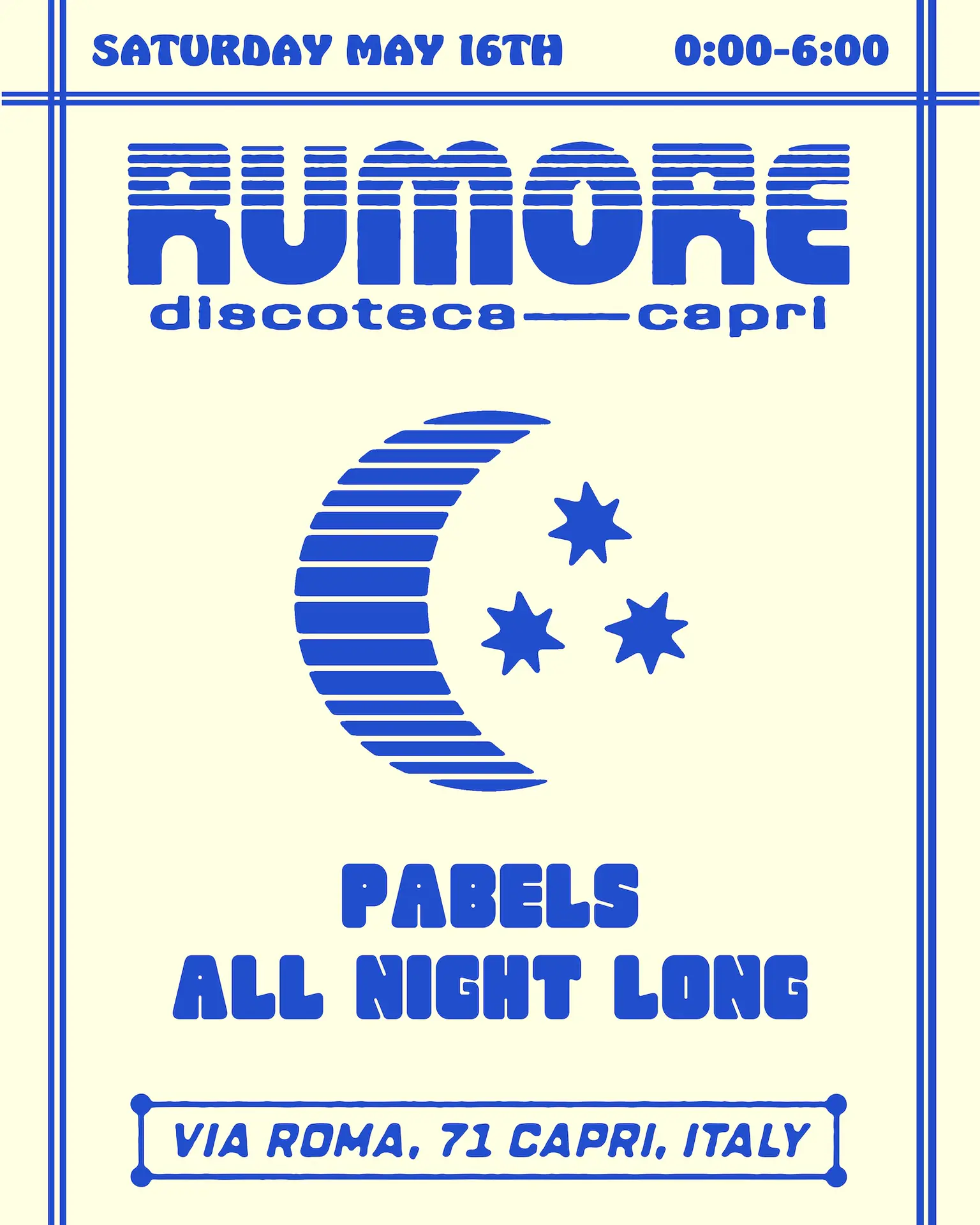 Rumore Season 26 Party N°8 W / Pabels