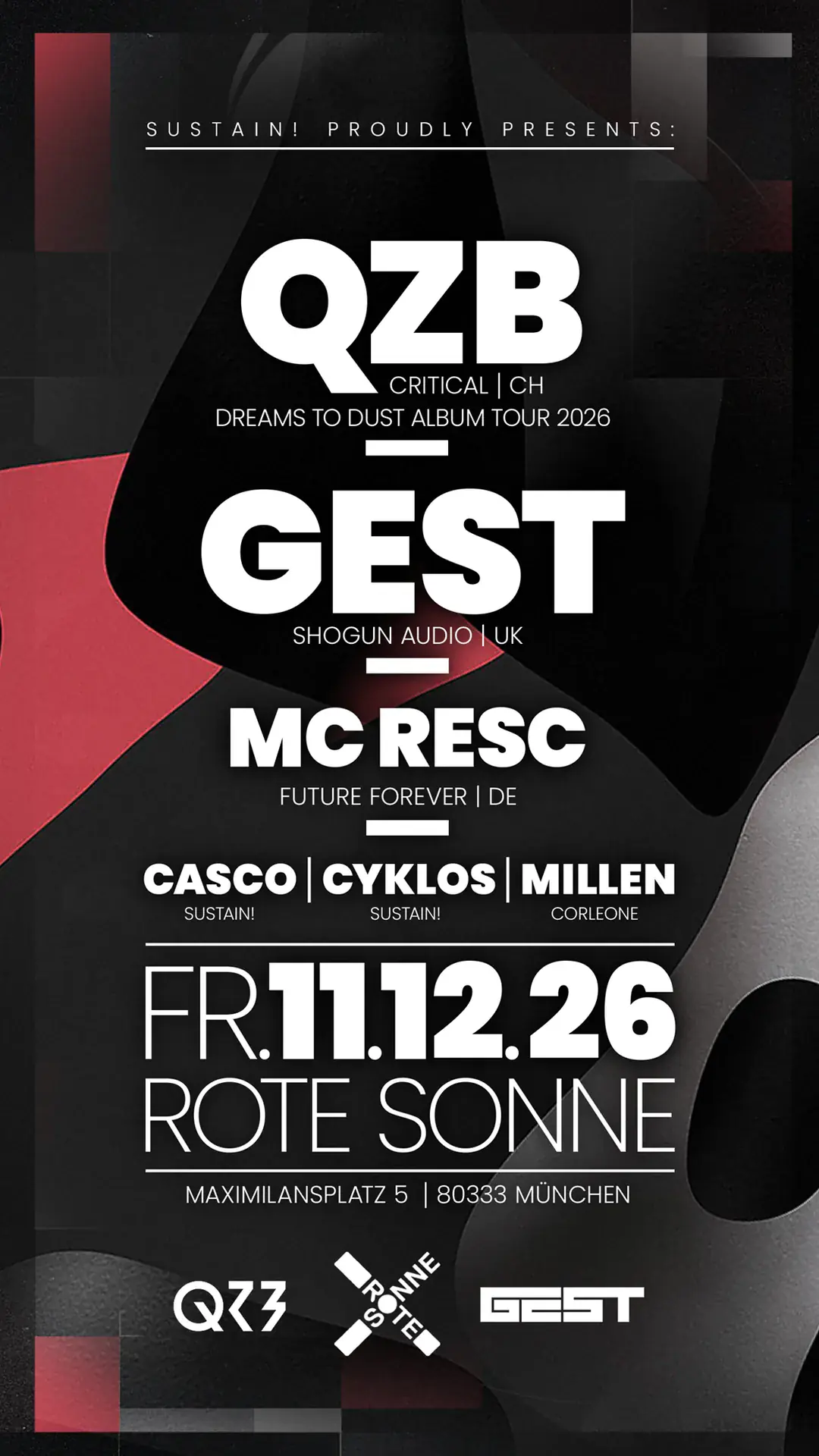 Sustain! mit QZB, GEST & MC RESC