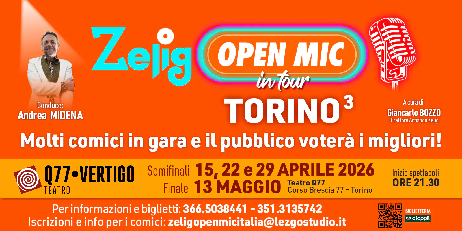 ZELIG OPEN MIC IN TOUR