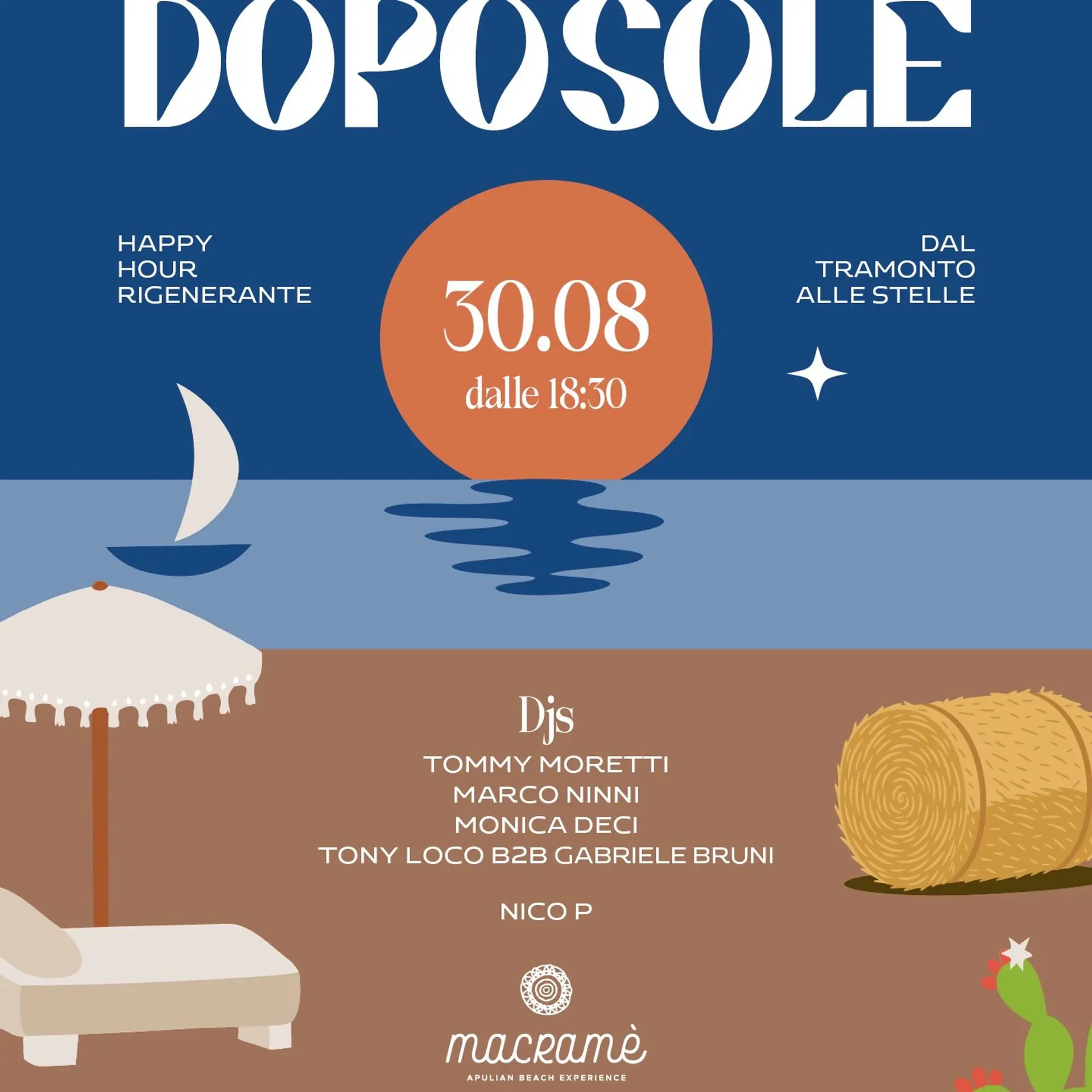 DOPO SOLE Happy Hour Rigenerante @ Macramé