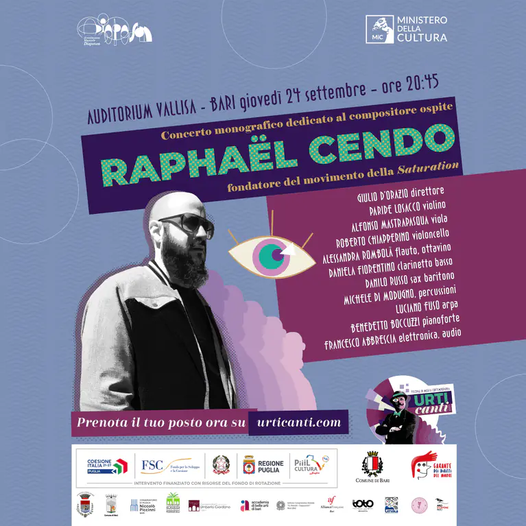 Concerto monografico dedicato a Raphaël Cendo