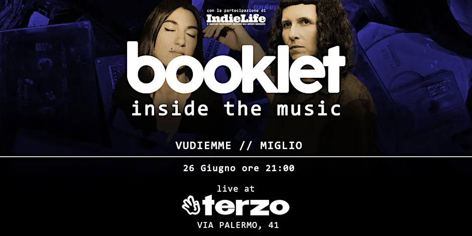 BOOKLET - Vudiemme / / Miglio live@Terzo - 26 Giugno 2026