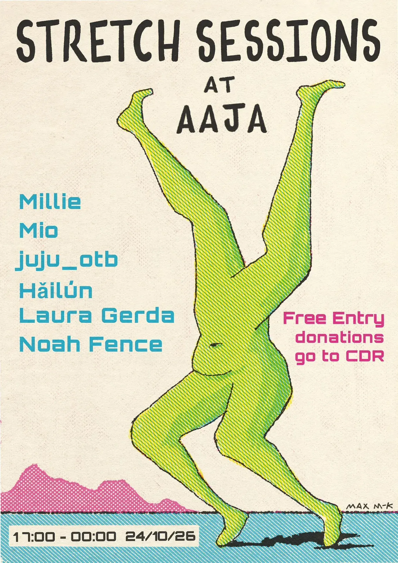 STRETCH SESSIONS II @ AAJA {FREE ENTRY}