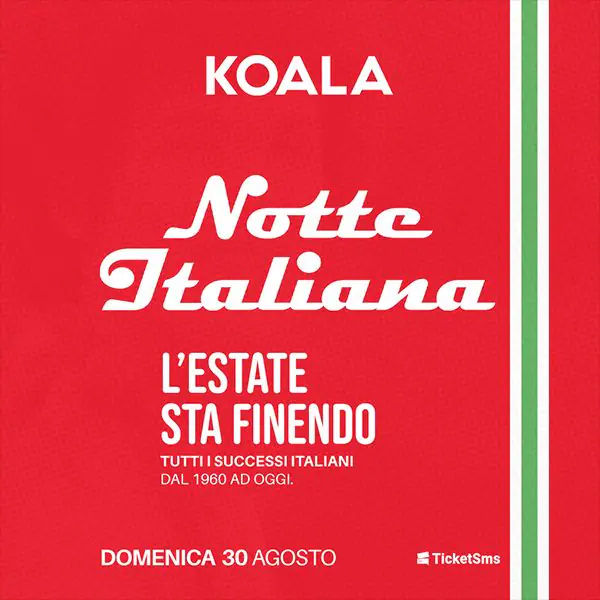 30 / 08 Notte Italiana