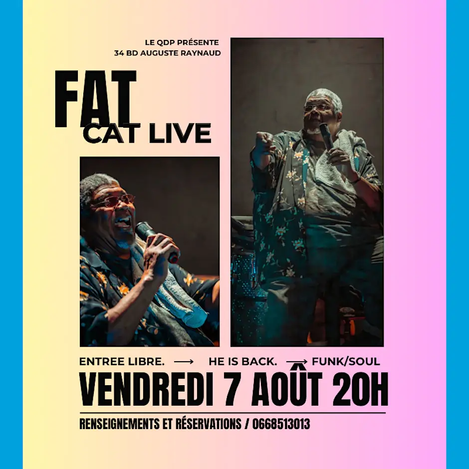 FAT CAT LIVE – Funk & Soul au QDP