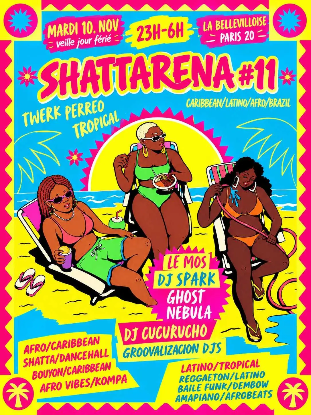 La Shattarena #11 ~ Afro-karibisch-tropische Party