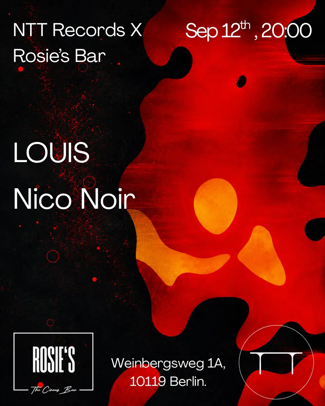 NTT Records X Rosie's Bar presents: Nico Noir & LOUIS