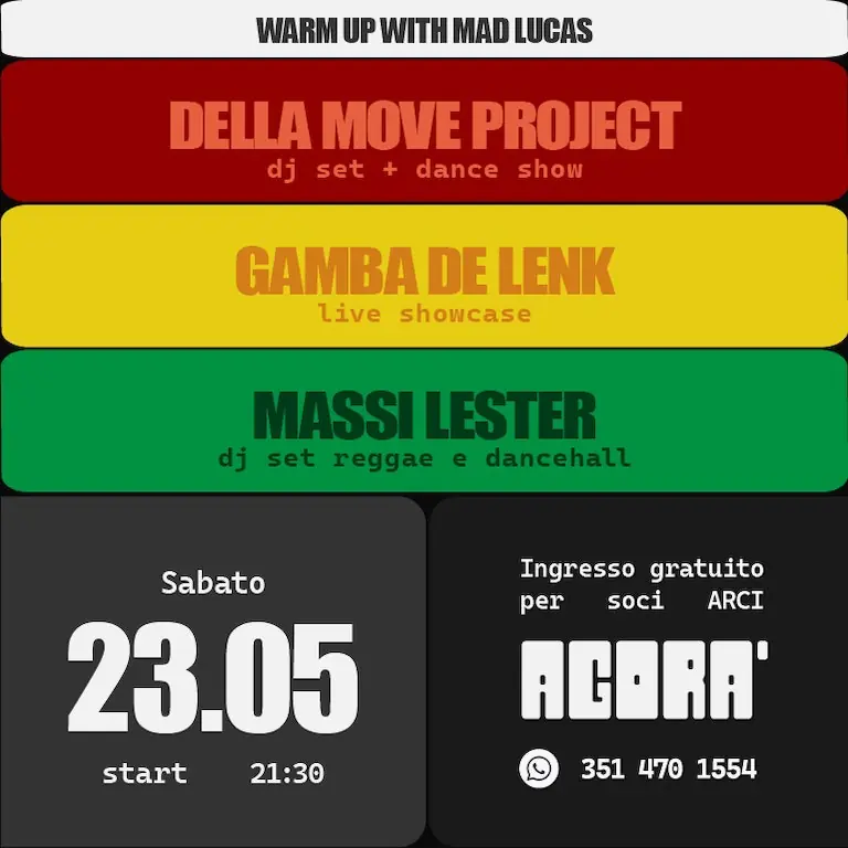 MAD LUCAS + DELLA MOVE + GAMBA DE LENK + MASSI LESTER