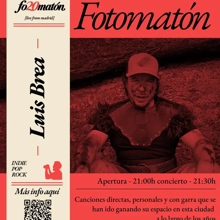 LUIS BREA ACÚSTICO 20 ANIVERSARIO FOTOMATÓN BAR