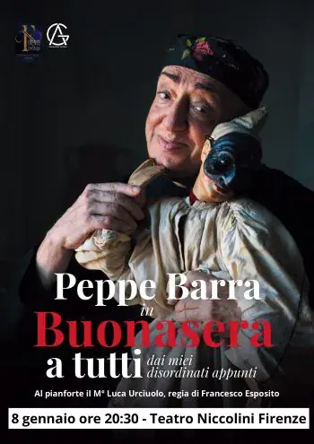 Peppe Barra in "Buonasera a tutti dai miei disordinati appunti"