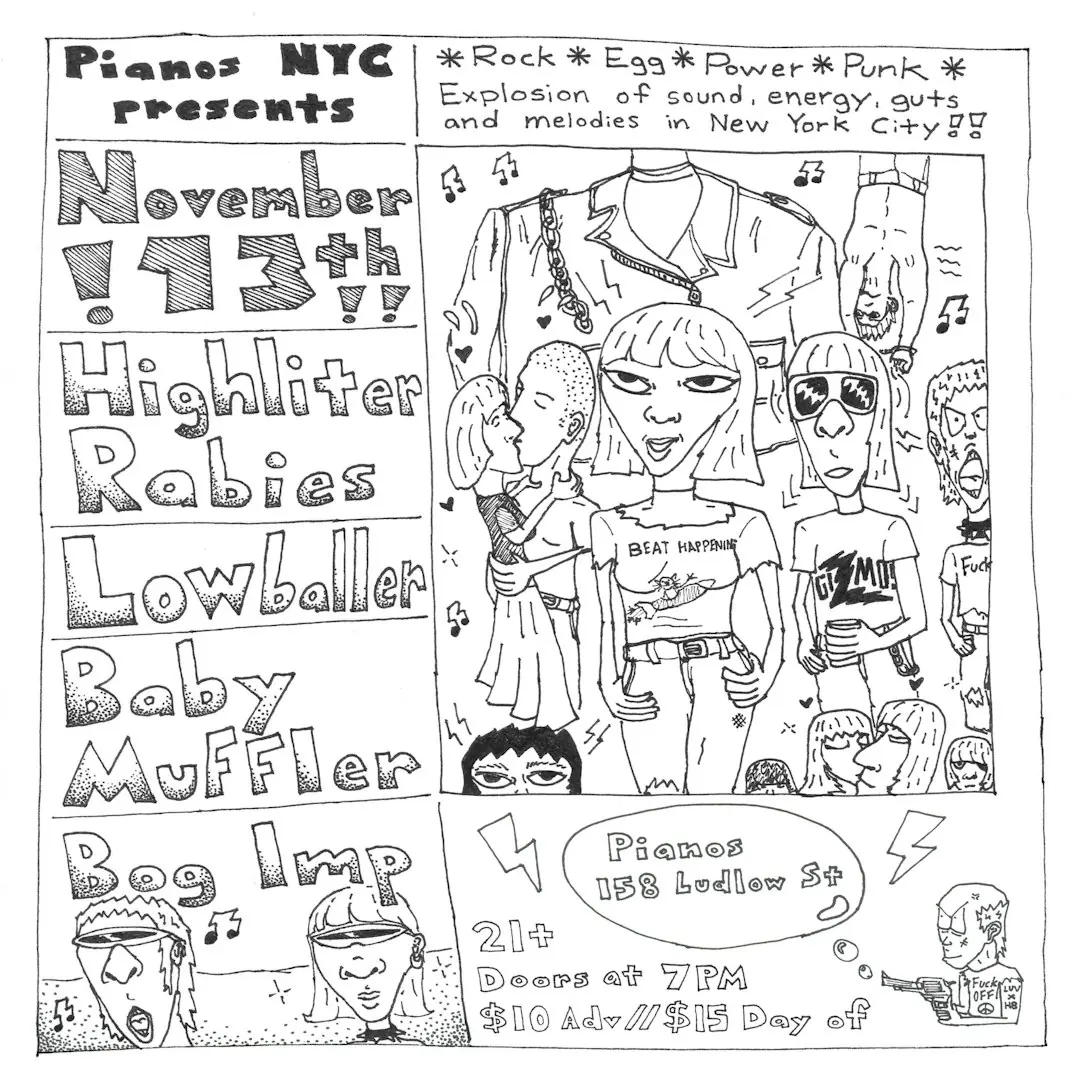 Highliter Rabies • Lowballer • Baby Muffler • Bog Imp