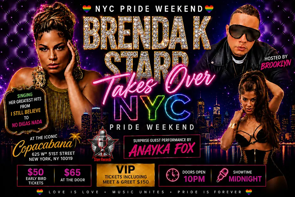 Brenda K Starr Takes Over NYC Pride-Live Performance