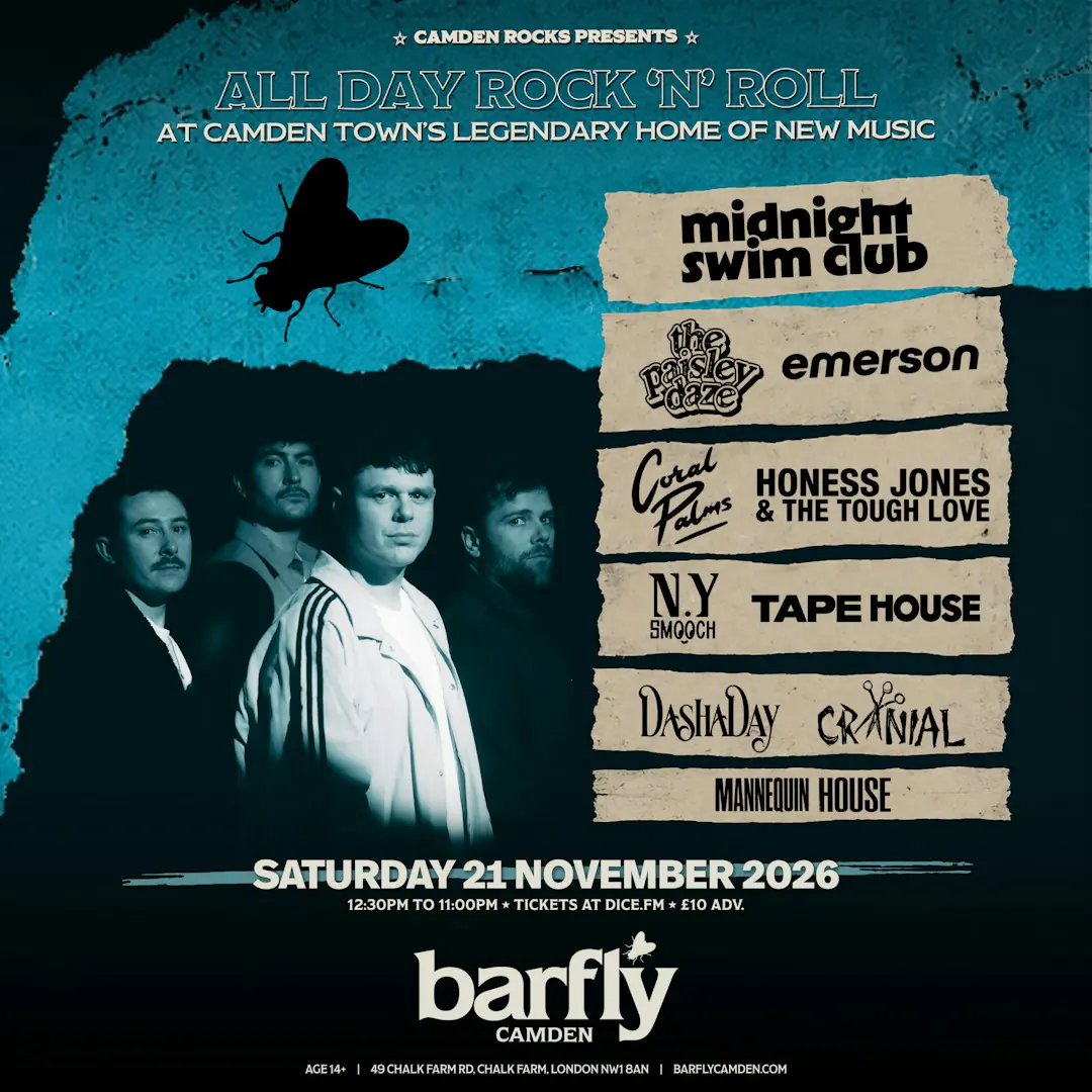 Camden Rocks All Dayer w / Midnight Swim Club & more