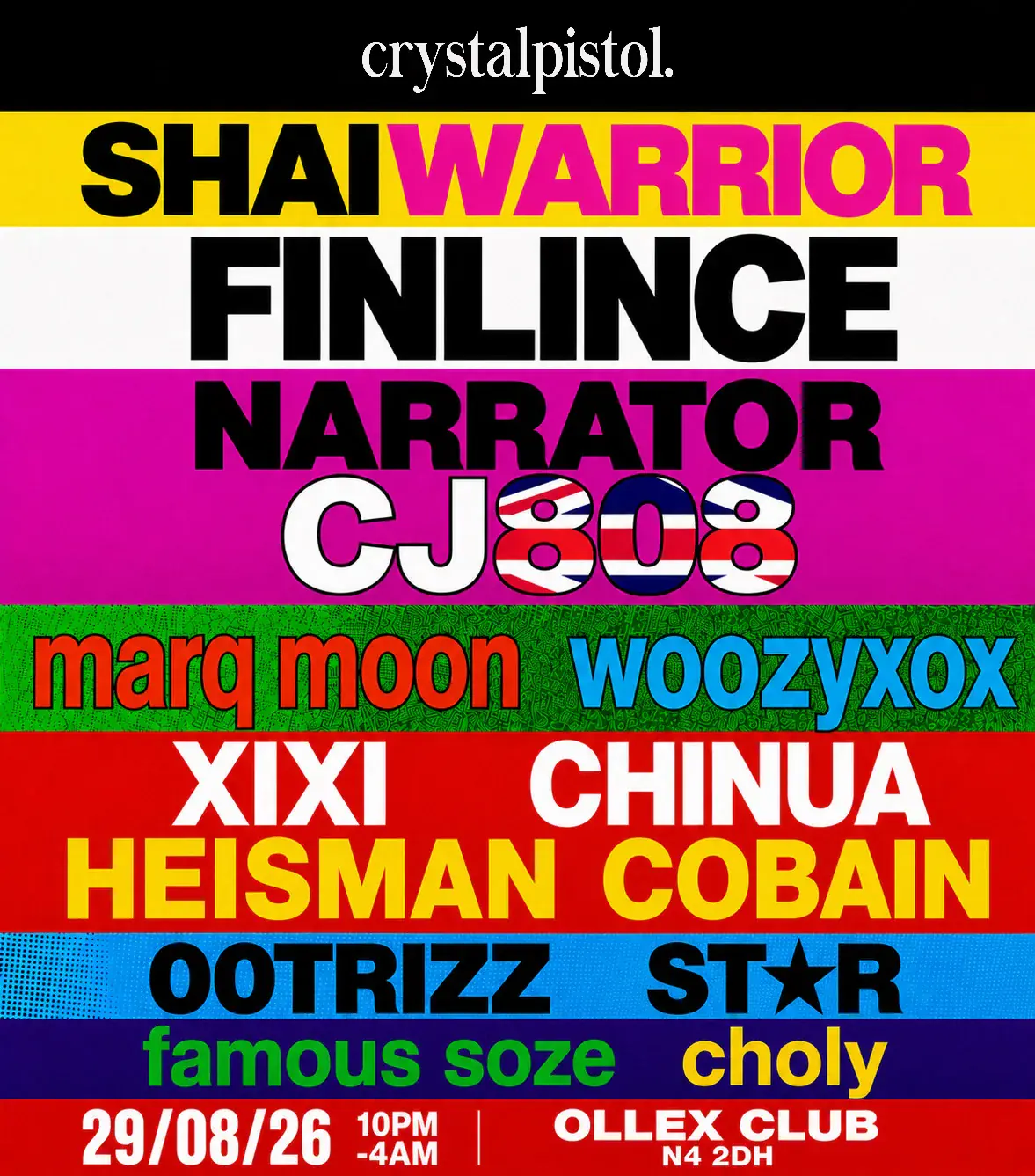 CRYSTALPISTOL at Ollex: shaiwarrior, CJ808, FINLINCE + more
