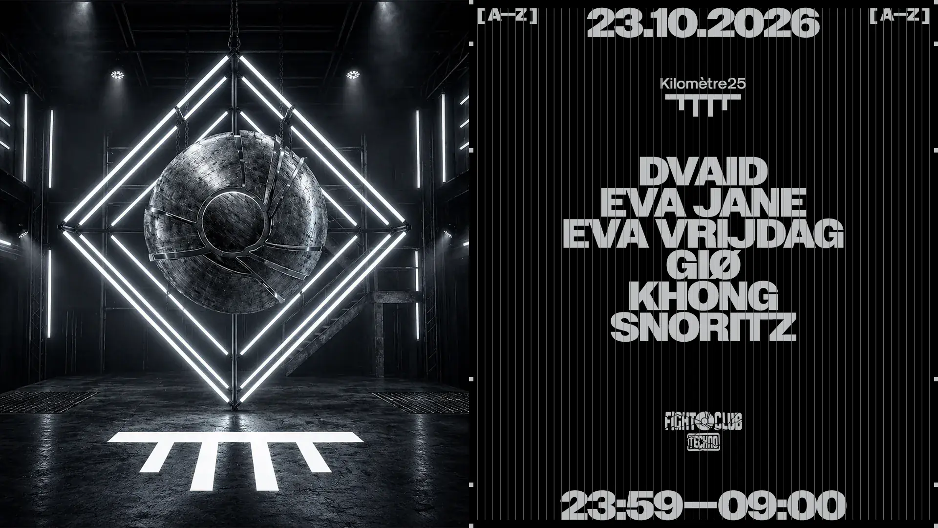 FIGHT CLUB: snoritz, GIO, DVAID, KHØNG, Eva Vrijdag