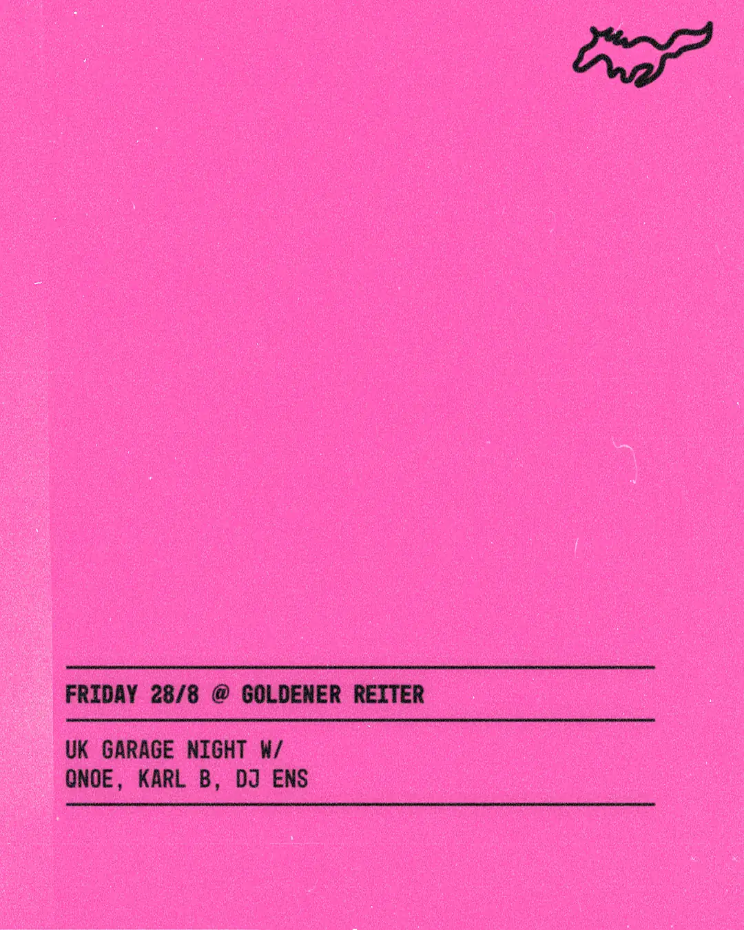 UK Garage Night with Qnoe, Karl B, DJ Ens