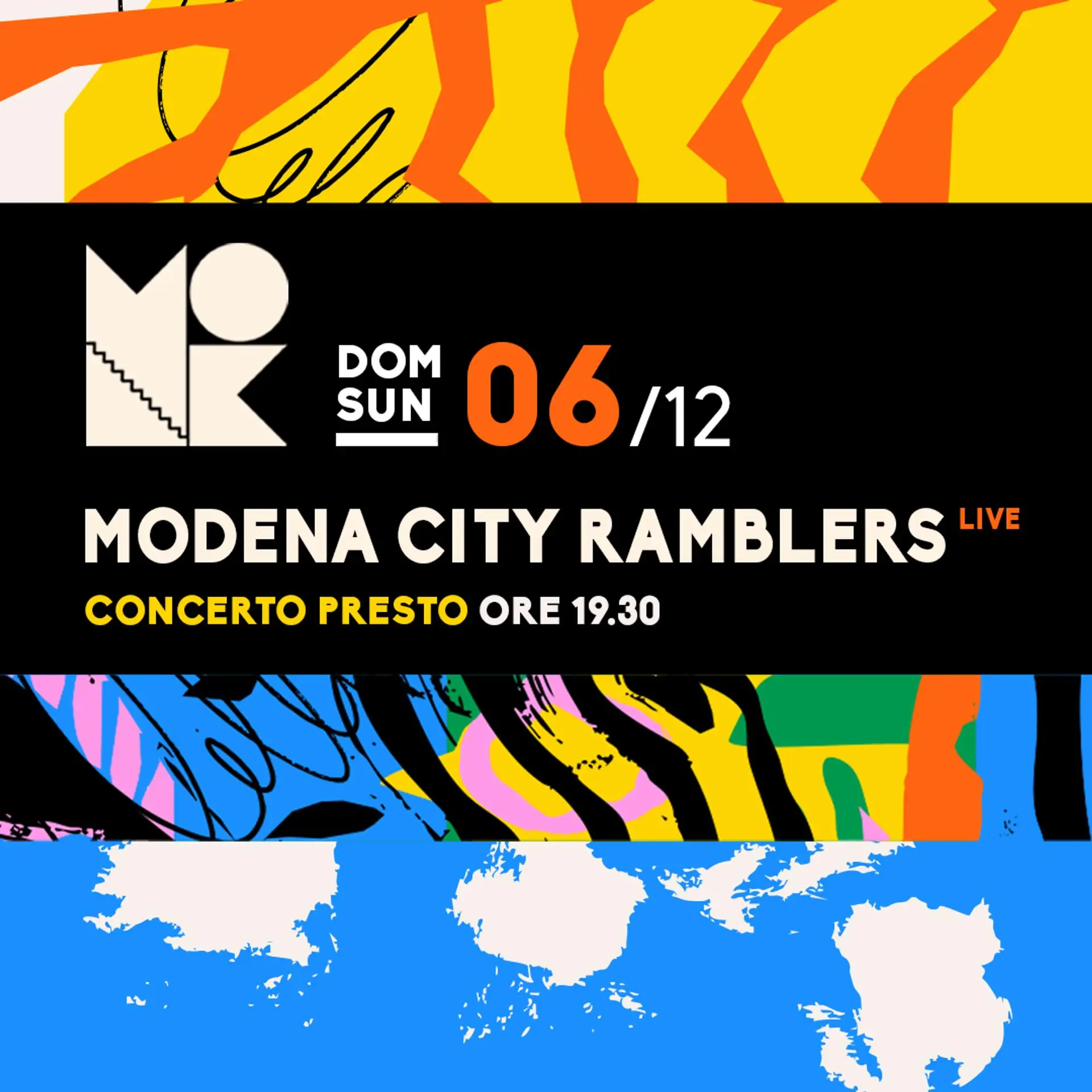 MODENA CITY RAMBLERS > CONCIERTO TEMPRANO A LAS 19:30