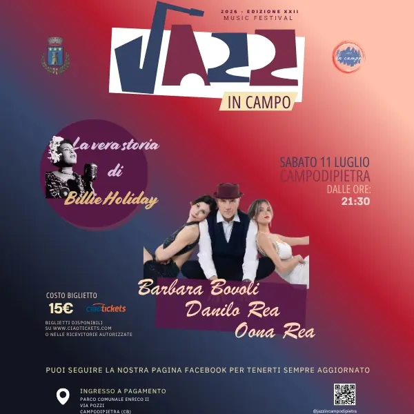 Jazz in Campo - Danilo Rea | La vera storia di Billie H