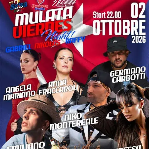 Friday 2 October Mulata Viernes Night Returns